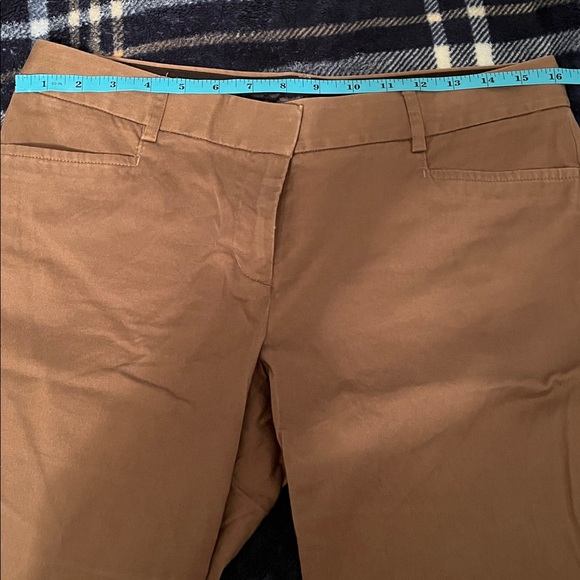 Express Design Studio - Wide leg dark tan/brown size 8R pants - Picture 6 of 7